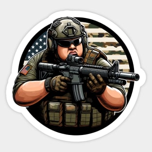 Tactical Fatman Sticker